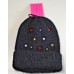 NWT BETSY JOHNSON BEDAZZLED BEANIE LIPS  PEARLS  STARS  HEARTS  2 COLORS BJ2105  eb-61533232